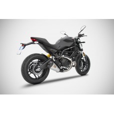 ZARD Low Mounted Slip-on Exhaust for Ducati Monster 797